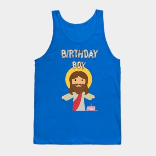 birthday boy jesus christ christmas Tank Top